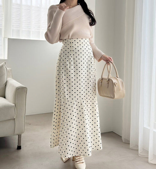  「【マイナス5キロ見え】後ろレースアップマーメイドスカート」|スカート|