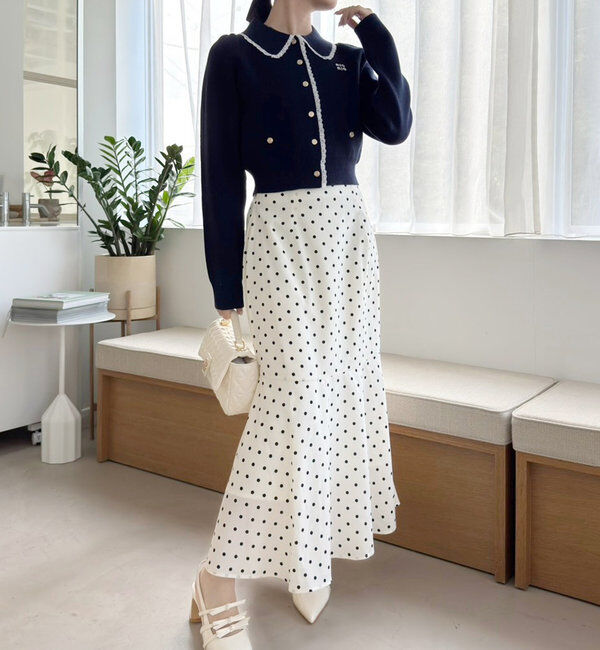  「【マイナス5キロ見え】後ろレースアップマーメイドスカート」|スカート|