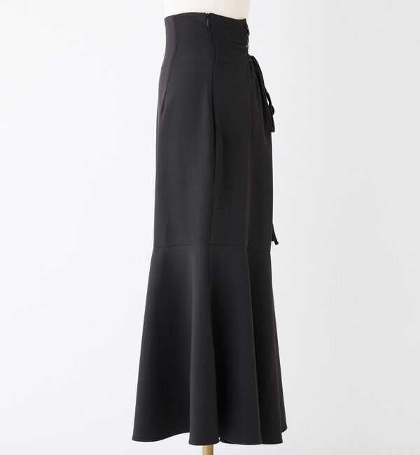  「【マイナス5キロ見え】後ろレースアップマーメイドスカート」|スカート|