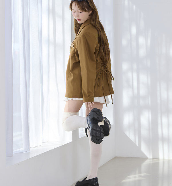  「バックレースアップテーラージャケット」|テーラードジャケット|