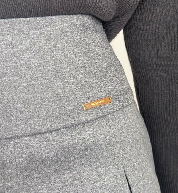  「プレート付プリーツミニスカート」|スカート|