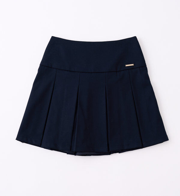  「プレート付プリーツミニスカート」|スカート|