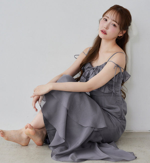  「【Dreamy collection】フリルキャミワンピース」|ワンピース|