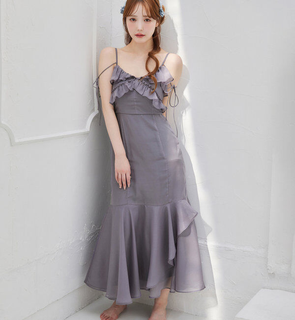  「【Dreamy collection】フリルキャミワンピース」|ワンピース|