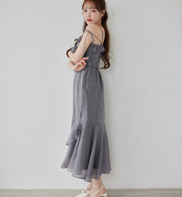  「【Dreamy collection】フリルキャミワンピース」|ワンピース|