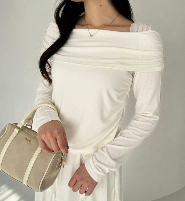  「オフショルトップス」|プルオーバー|