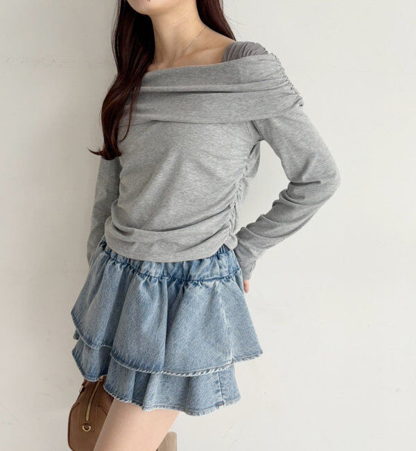  「オフショルトップス」|プルオーバー|