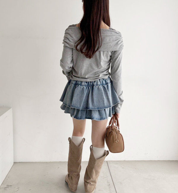  「オフショルトップス」|プルオーバー|