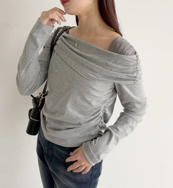  「オフショルトップス」|プルオーバー|