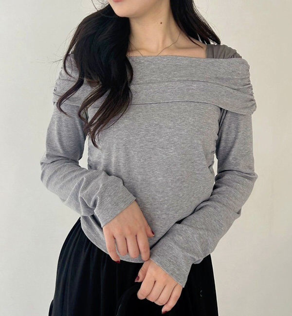  「オフショルトップス」|プルオーバー|