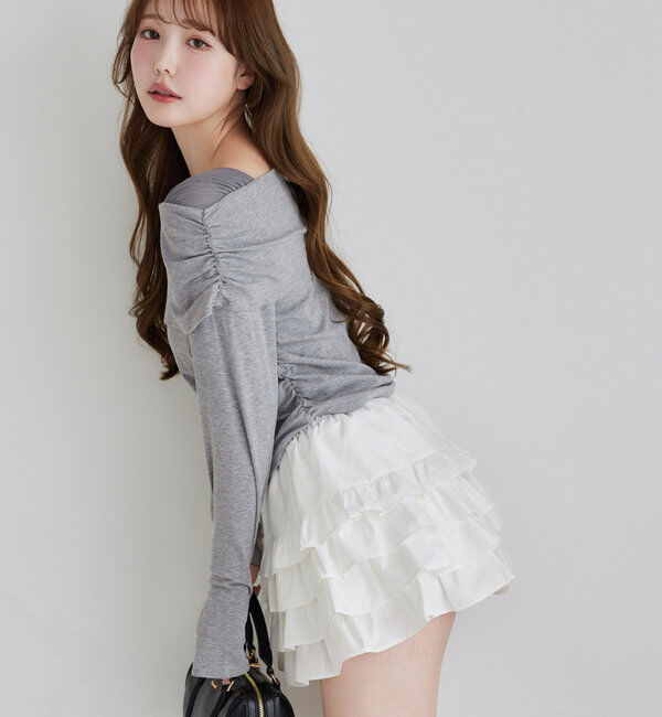  「オフショルトップス」|プルオーバー|