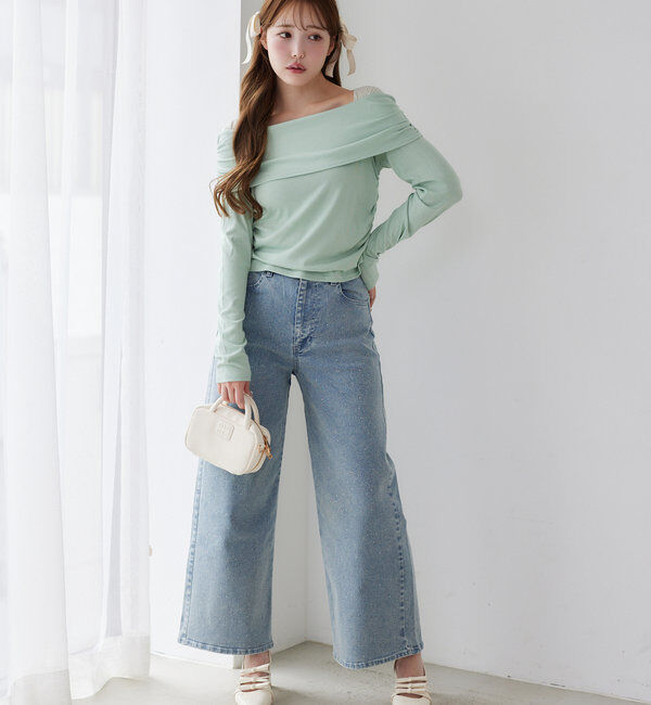  「オフショルトップス」|プルオーバー|