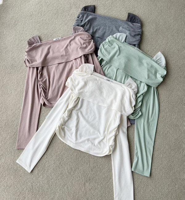  「オフショルトップス」|プルオーバー|