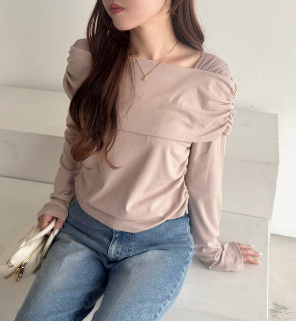  「オフショルトップス」|プルオーバー|