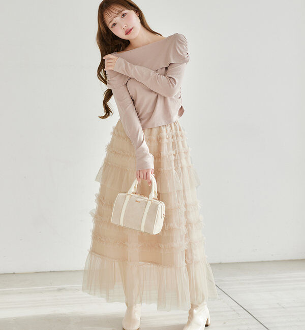  「オフショルトップス」|プルオーバー|