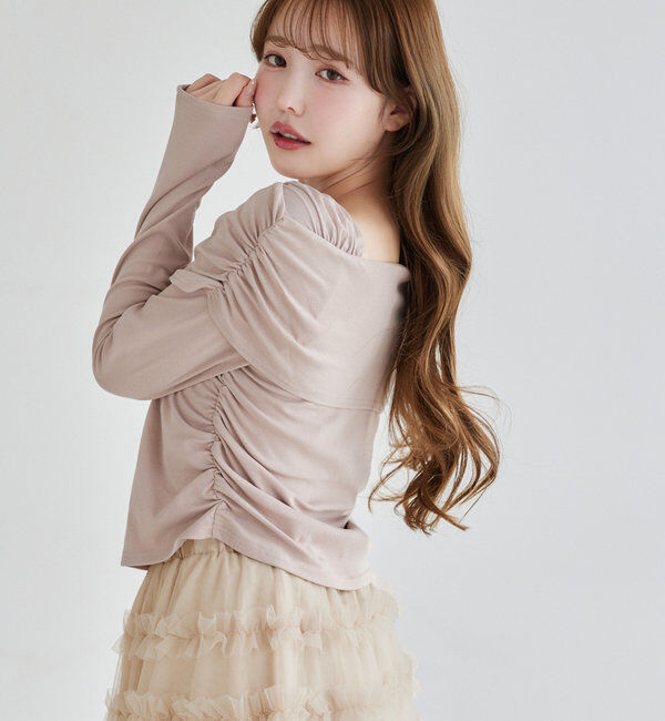  「オフショルトップス」|プルオーバー|