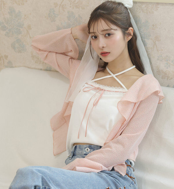  「【2点セット】アンサンブル」|プルオーバー|ピンク系その他