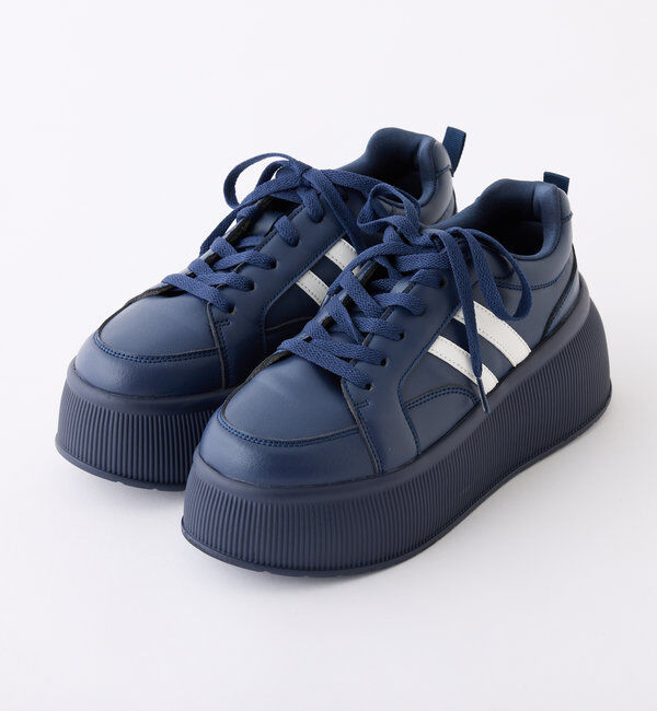  「リボンカスタム厚底スニーカー」|その他|