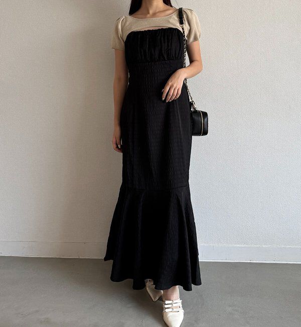  「ニットセットキャミワンピ」|ワンピース|