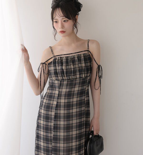  「ニットセットキャミワンピ」|ワンピース|