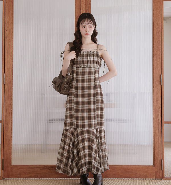  「ニットセットキャミワンピ」|ワンピース|