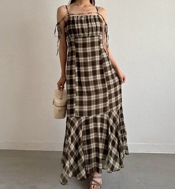  「ニットセットキャミワンピ」|ワンピース|