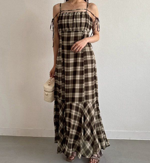  「ニットセットキャミワンピ」|ワンピース|