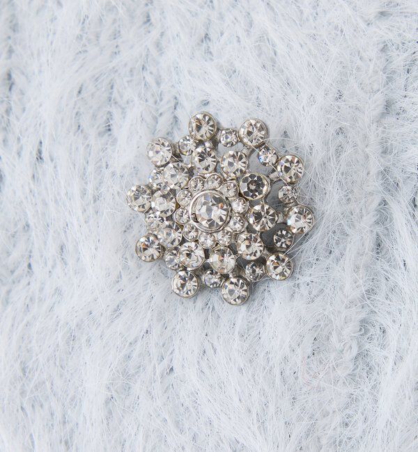  「【Twinkle Collection】ビジュー付フェザーニットセットアップ」|ワンピース|