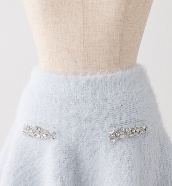  「【Twinkle Collection】ビジュー付フェザーニットセットアップ」|ワンピース|