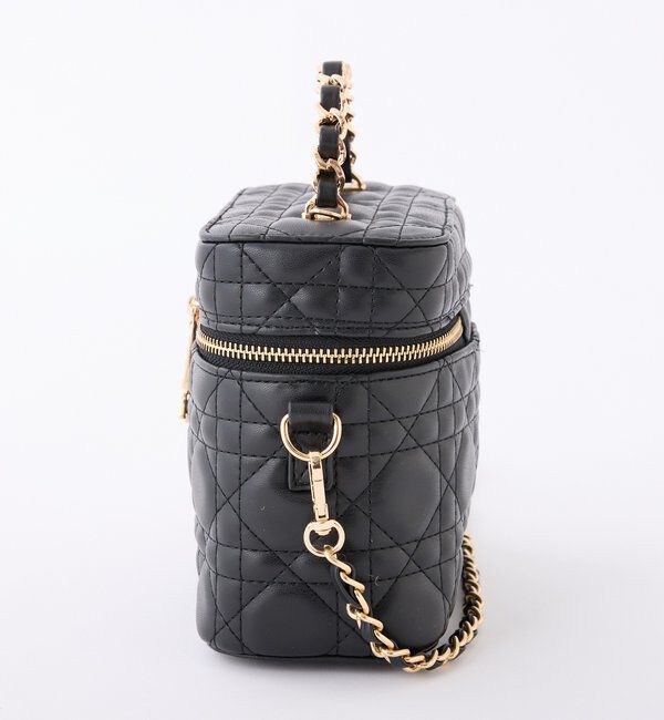  「WEB限定/チャーム付きキルティングバニティバッグ」|ショルダー・メッセンジャー|
