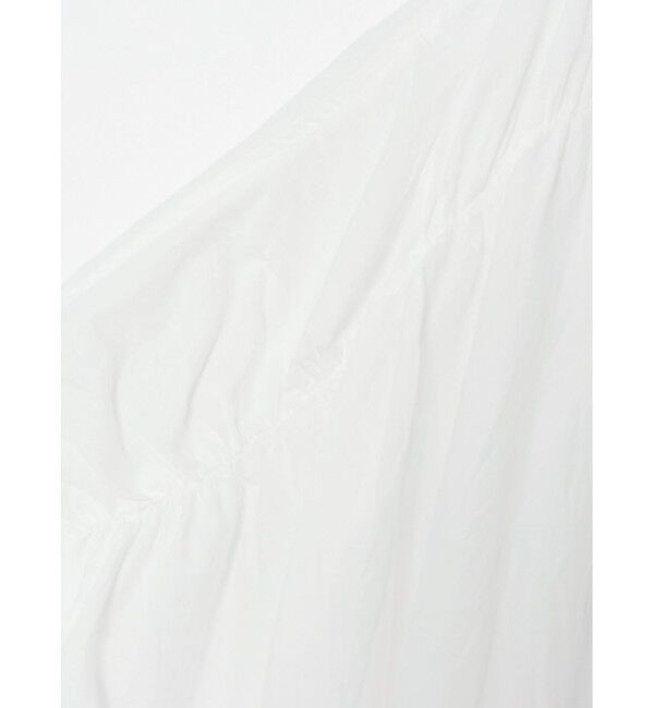 mizuiro ind「mizuiro ind バックギャザーワイドシャツ」|シャツ・ブラウス|