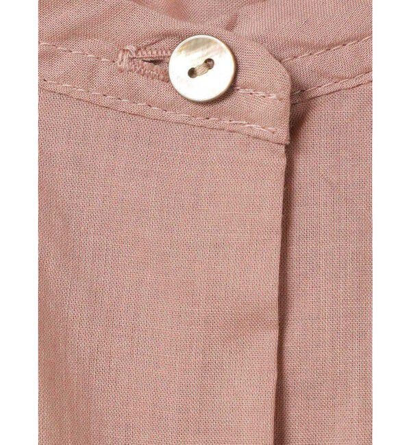 mizuiro ind「mizuiro ind バックギャザーワイドシャツ」|シャツ・ブラウス|