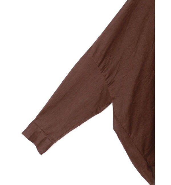 mizuiro ind「mizuiro ind バックギャザーワイドシャツ」|シャツ・ブラウス|