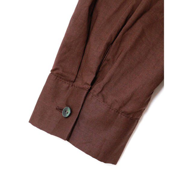 mizuiro ind「mizuiro ind バックギャザーワイドシャツ」|シャツ・ブラウス|