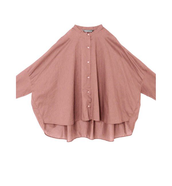 mizuiro ind「mizuiro ind バックギャザーワイドシャツ」|シャツ・ブラウス|