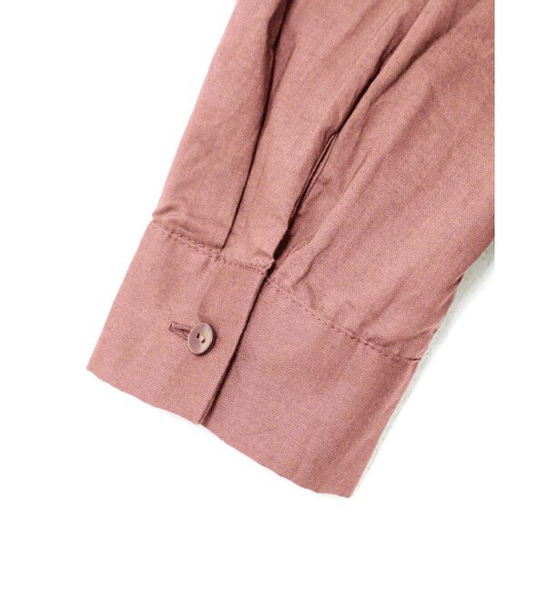 mizuiro ind「mizuiro ind バックギャザーワイドシャツ」|シャツ・ブラウス|