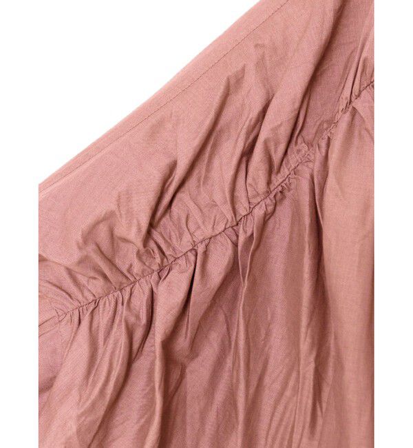 mizuiro ind「mizuiro ind バックギャザーワイドシャツ」|シャツ・ブラウス|