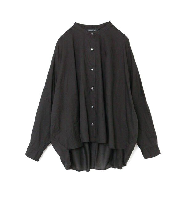 mizuiro ind「mizuiro ind バックギャザーワイドシャツ」|シャツ・ブラウス|