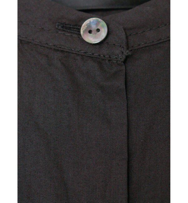 mizuiro ind「mizuiro ind バックギャザーワイドシャツ」|シャツ・ブラウス|