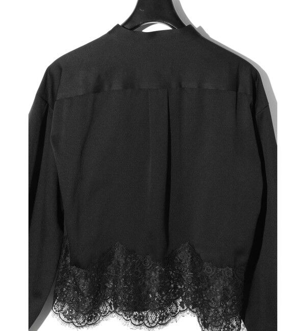 MIDIUMISOLID「MIDIUMISOLID for Ladies レースカットワークシャツ」|シャツ・ブラウス|