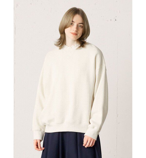 MidiUmi「MidiUmi クルーネックスウェットプルオーバー」|Tシャツ・カットソー|オートミール