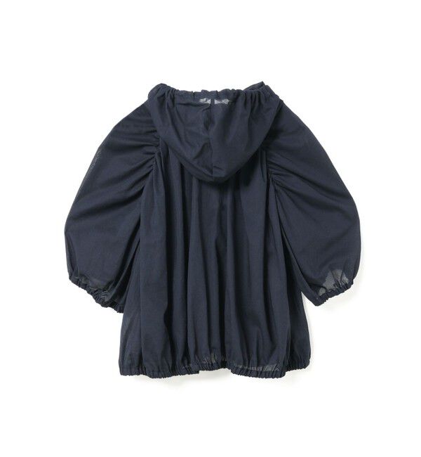 mizuiro ind「mizuiro ind ギャザーフード付きシャツ」|シャツ・ブラウス|