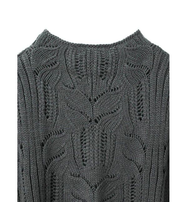 mizuiro ind「mizuiro ind シアーケーブル柄ベスト」|ベスト・ジレ|