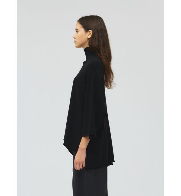 mizuiro ind「mizuiro ind ポンチョライクプルオーバー」|ニット・セーター|