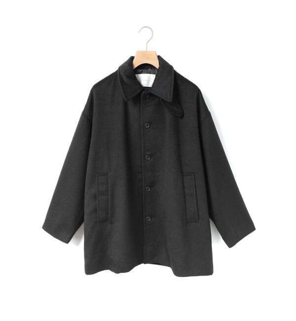 MidiUmi「MidiUmi ステンカラーミドルコート」|その他|ブラック