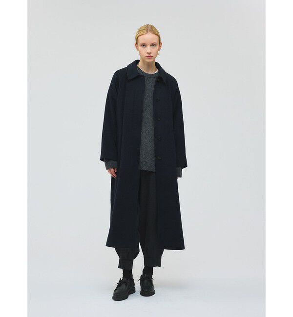 mizuiro ind「mizuiro ind MG/クルーネックワイドプルオーバー」|ニット・セーター|