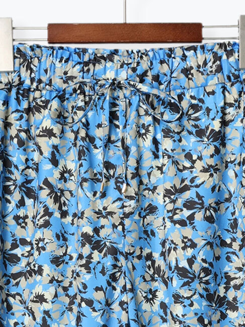 Te chichi「【Atelier Bloom】フラワープリントイージーパンツ」|その他|