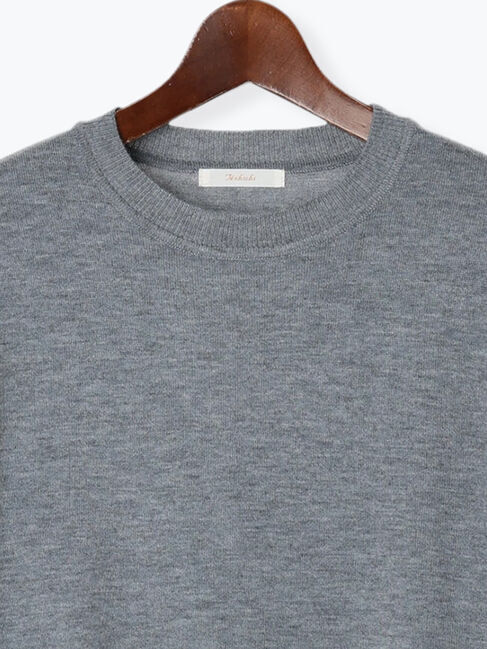 Te chichi「クルーネックプレーンプルオーバー」|ニット・セーター|