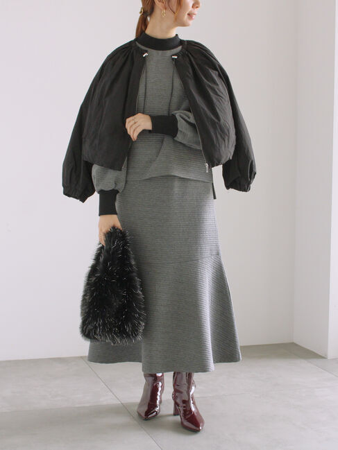 Te chichi「リップルダンボールロングスカート（セットアップ可）」|スカート|