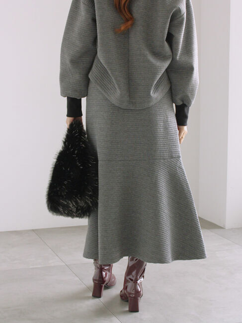 Te chichi「リップルダンボールロングスカート（セットアップ可）」|スカート|